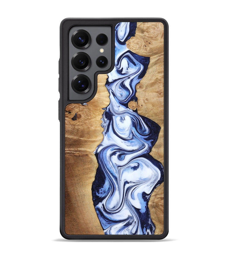 Galaxy S25 Ultra Wood Phone Case - Fannie (Blue, 799024)