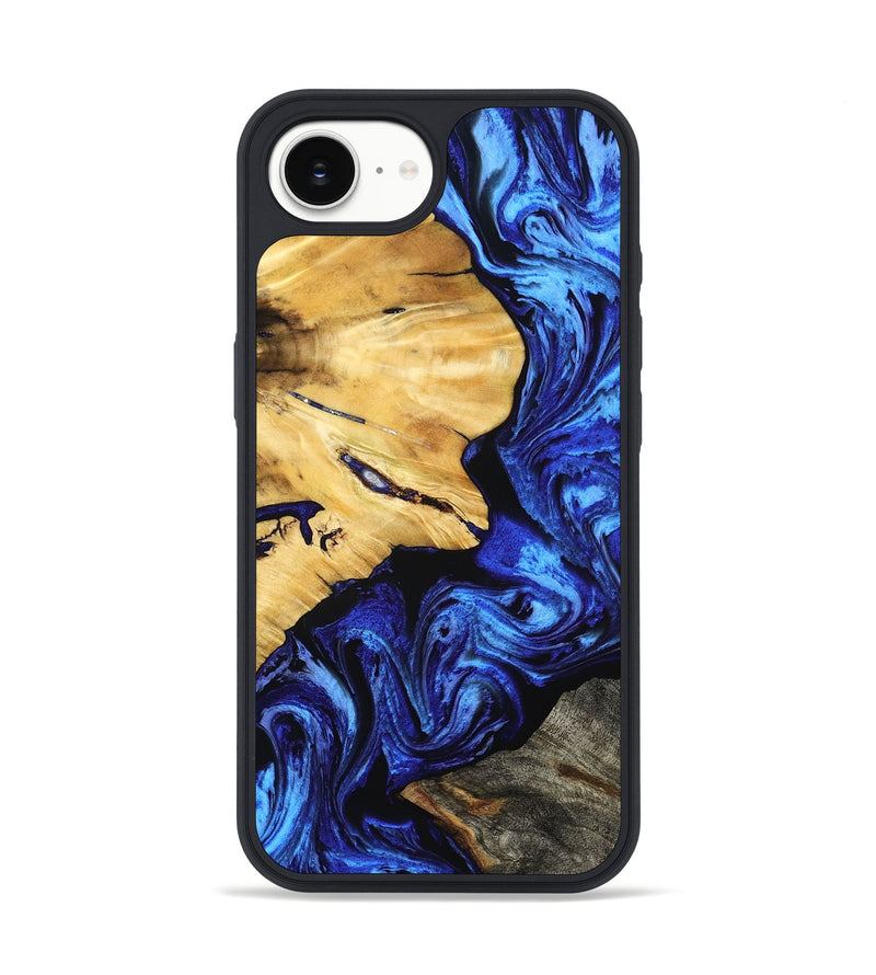 iPhone 16e Wood Phone Case - Kenyon (Blue, 799025)