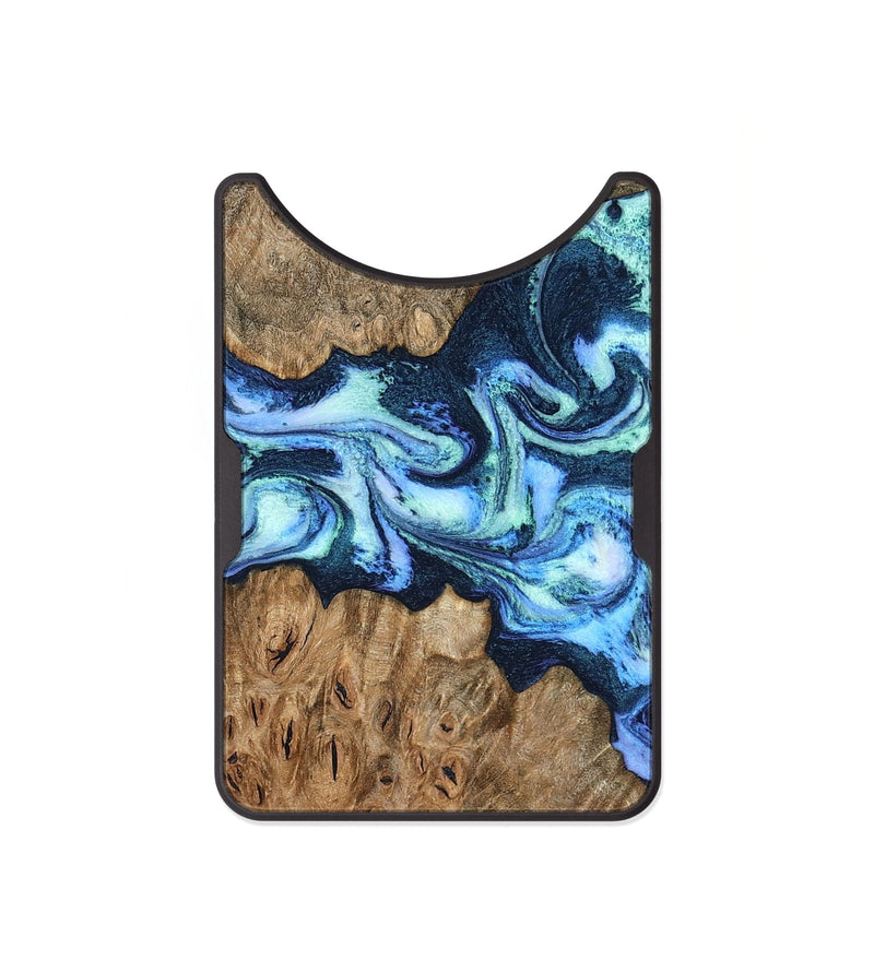 Alloy Wood Wallet - Bette (Blue, 799026)