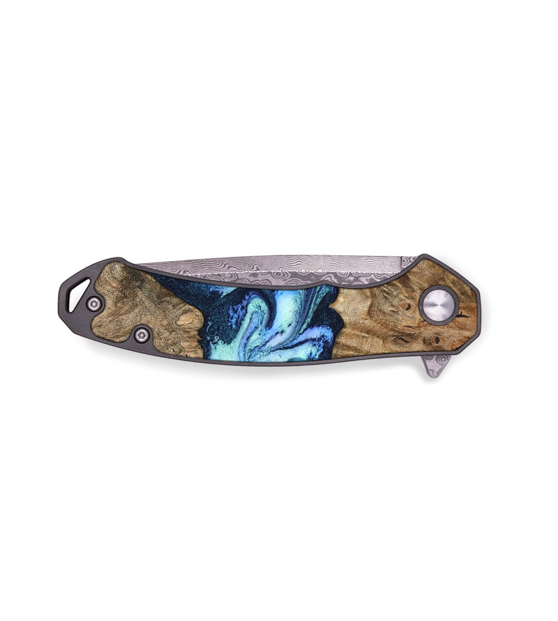 EDC Wood Pocket Knife - Bette (Blue, 799026)
