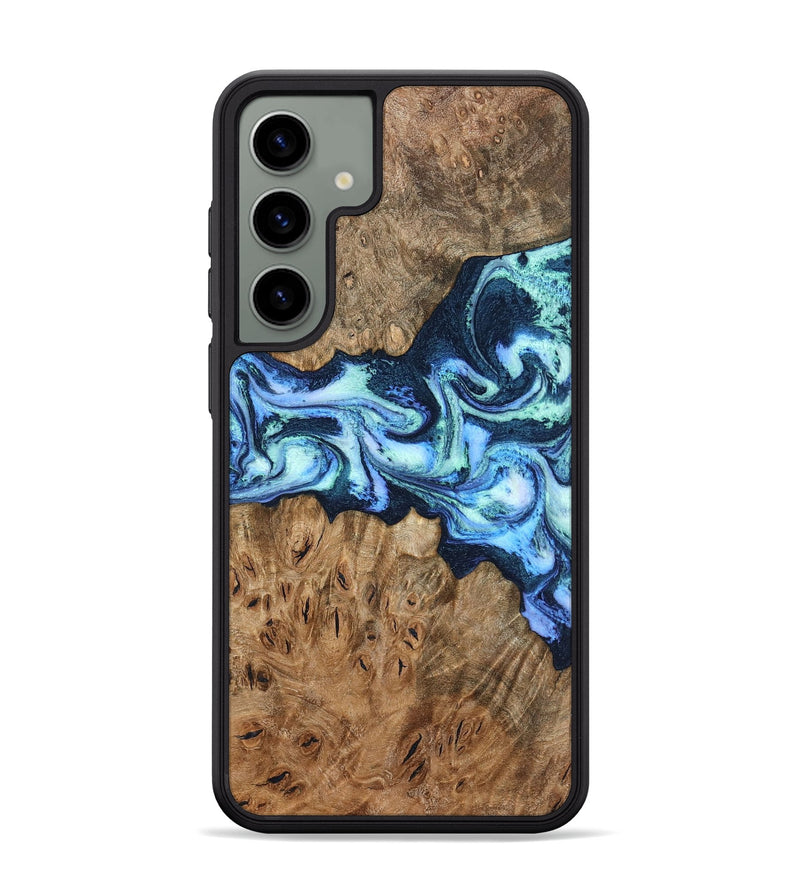 Galaxy S24 Plus Wood Phone Case - Bette (Blue, 799026)