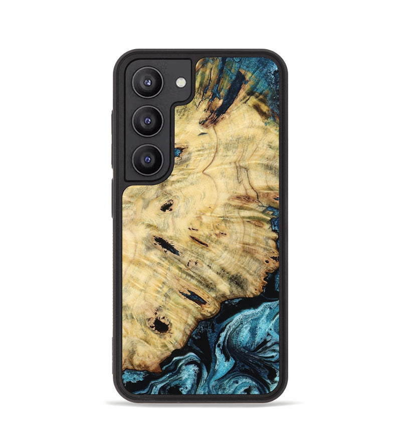 Galaxy S23 Wood Phone Case - Violet (Blue, 799028)