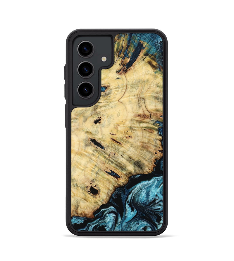 Galaxy S24 Wood Phone Case - Violet (Blue, 799028)