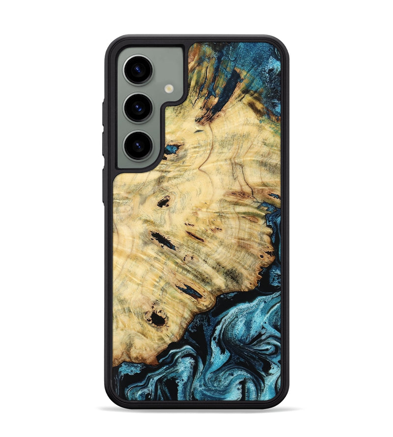 Galaxy S24 Plus Wood Phone Case - Violet (Blue, 799028)