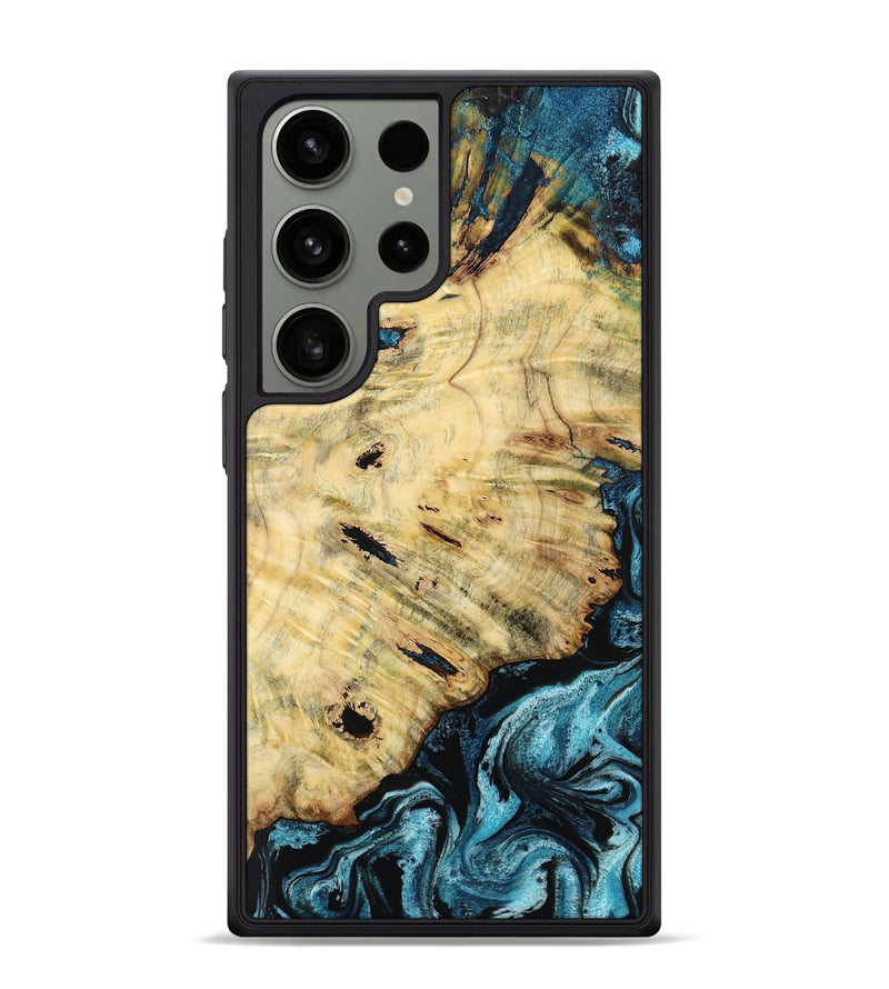 Galaxy S24 Ultra Wood Phone Case - Violet (Blue, 799028)