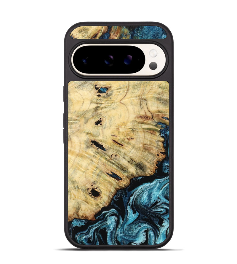 Pixel 9 Wood Phone Case - Violet (Blue, 799028)