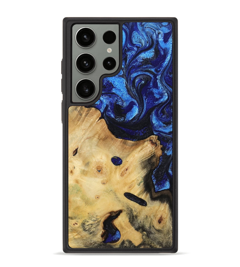 Galaxy S23 Ultra Wood Phone Case - Poppy (Blue, 799032)