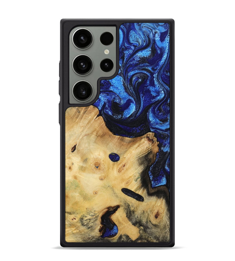 Galaxy S24 Ultra Wood Phone Case - Poppy (Blue, 799032)