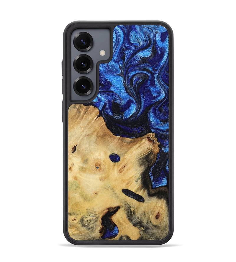 Galaxy S25 Plus Wood Phone Case - Poppy (Blue, 799032)