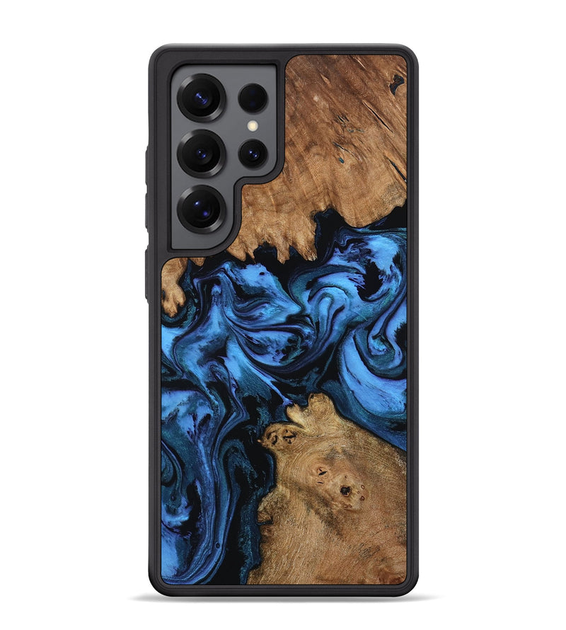 Galaxy S25 Ultra Wood Phone Case - Allyssa (Blue, 799033)