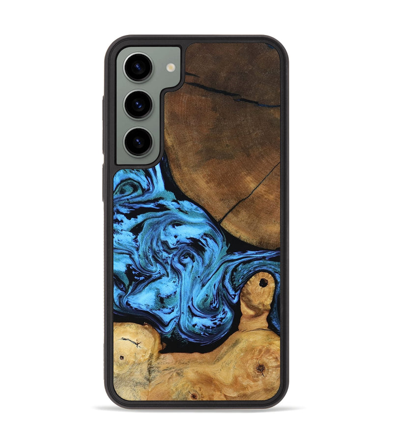 Galaxy S23 Plus Wood Phone Case - Lilian (Blue, 799034)