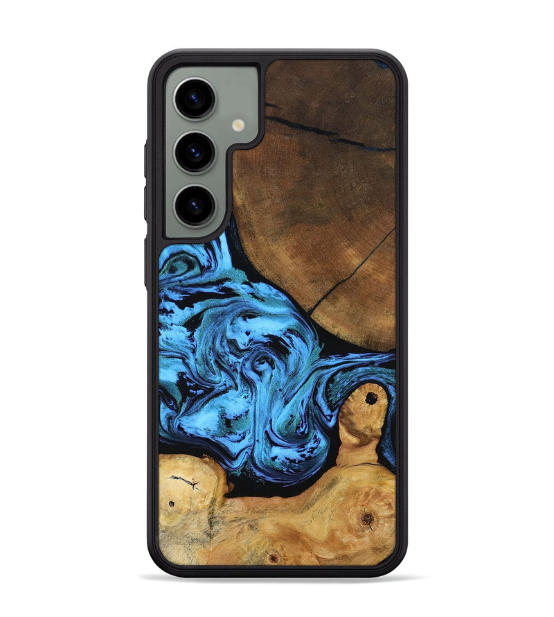 Galaxy S24 Plus Wood Phone Case - Lilian (Blue, 799034)