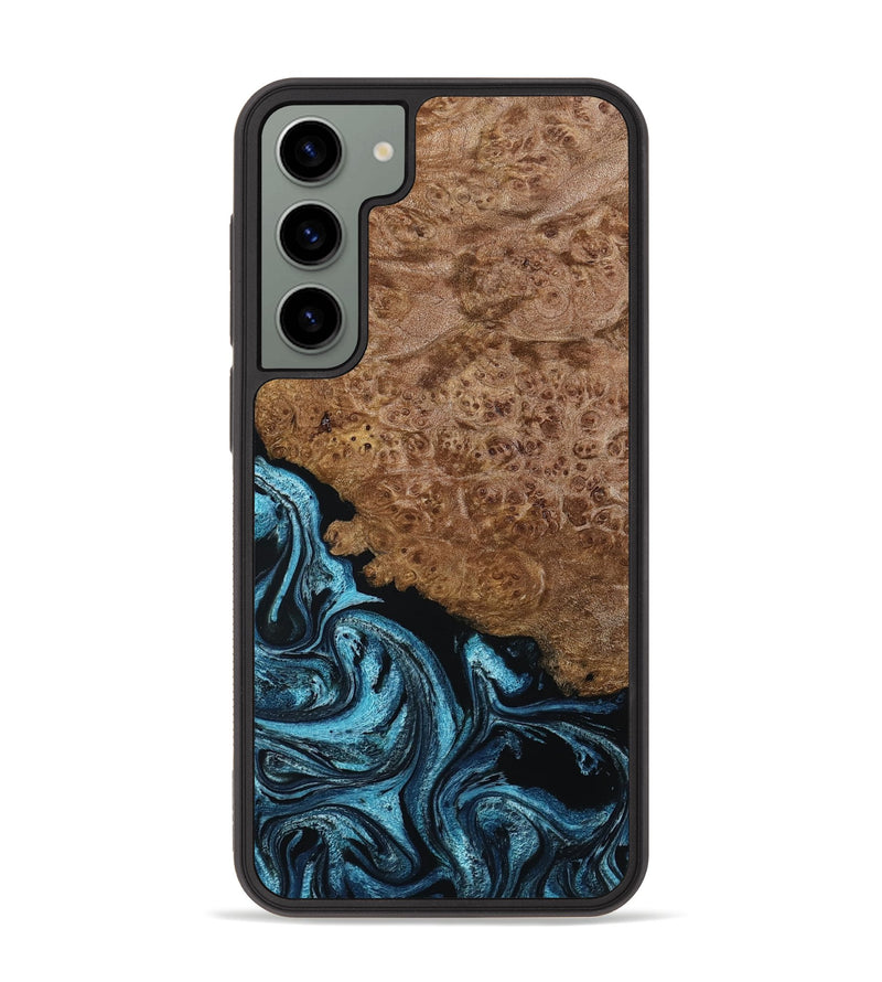 Galaxy S23 Plus Wood Phone Case - Zaria (Blue, 799035)