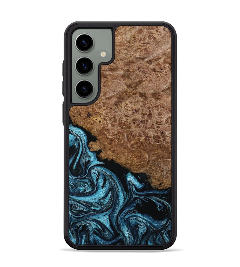 Galaxy S24 Plus Wood Phone Case - Zaria (Blue, 799035)