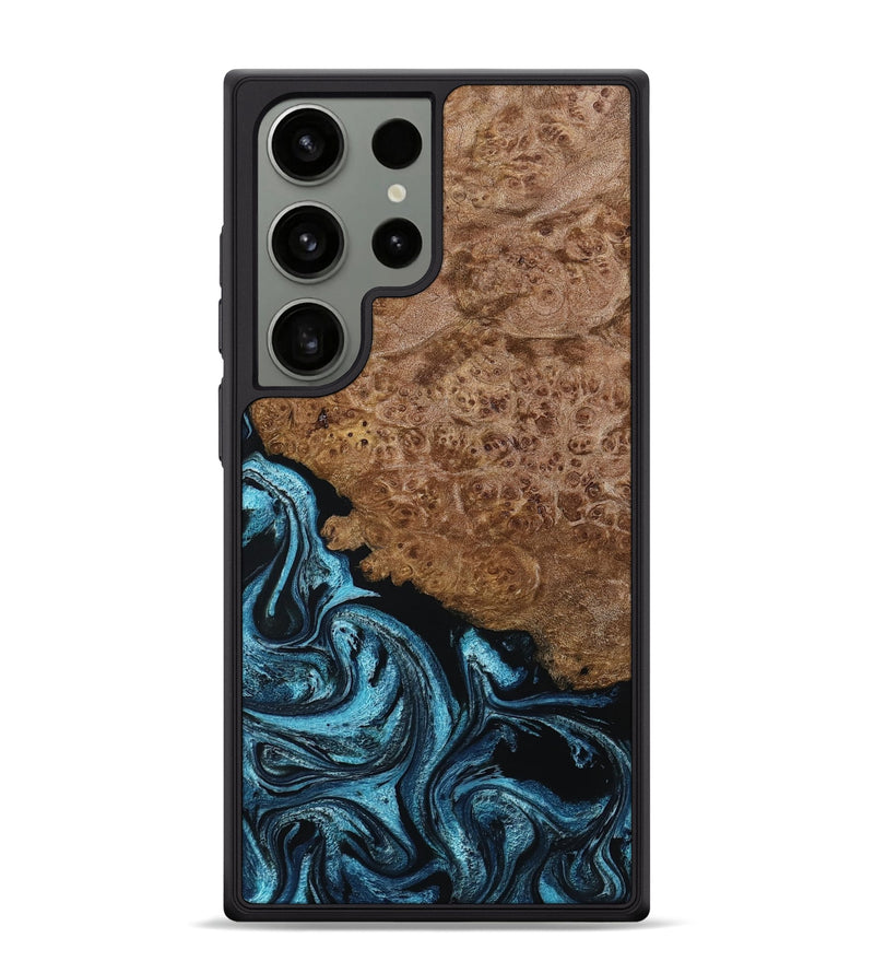 Galaxy S24 Ultra Wood Phone Case - Zaria (Blue, 799035)