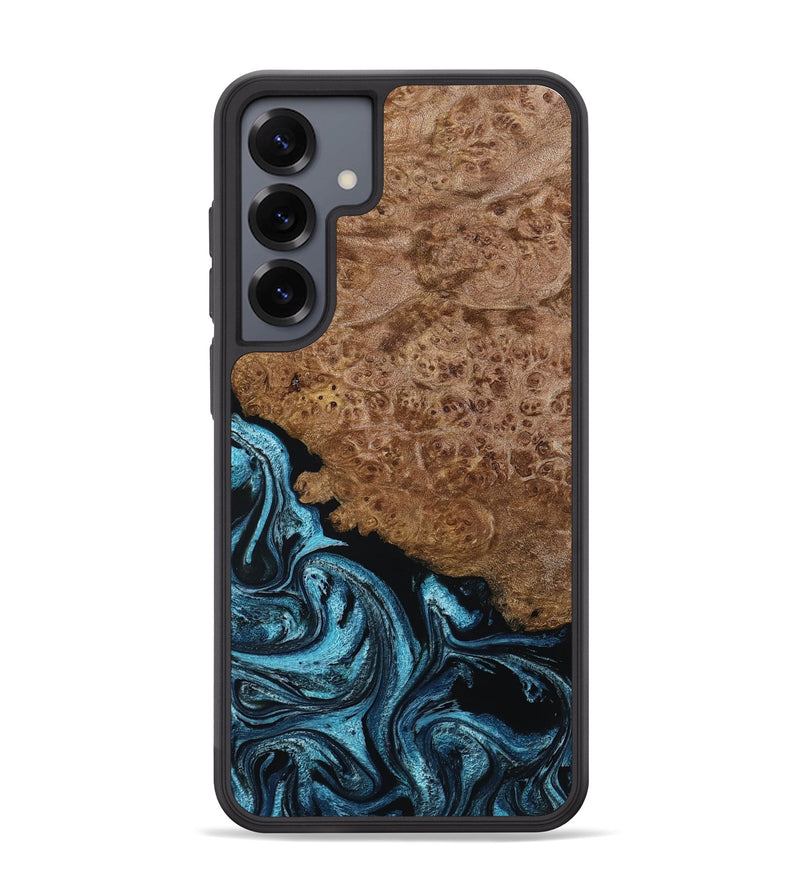 Galaxy S25 Plus Wood Phone Case - Zaria (Blue, 799035)
