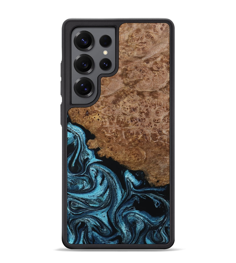 Galaxy S25 Ultra Wood Phone Case - Zaria (Blue, 799035)