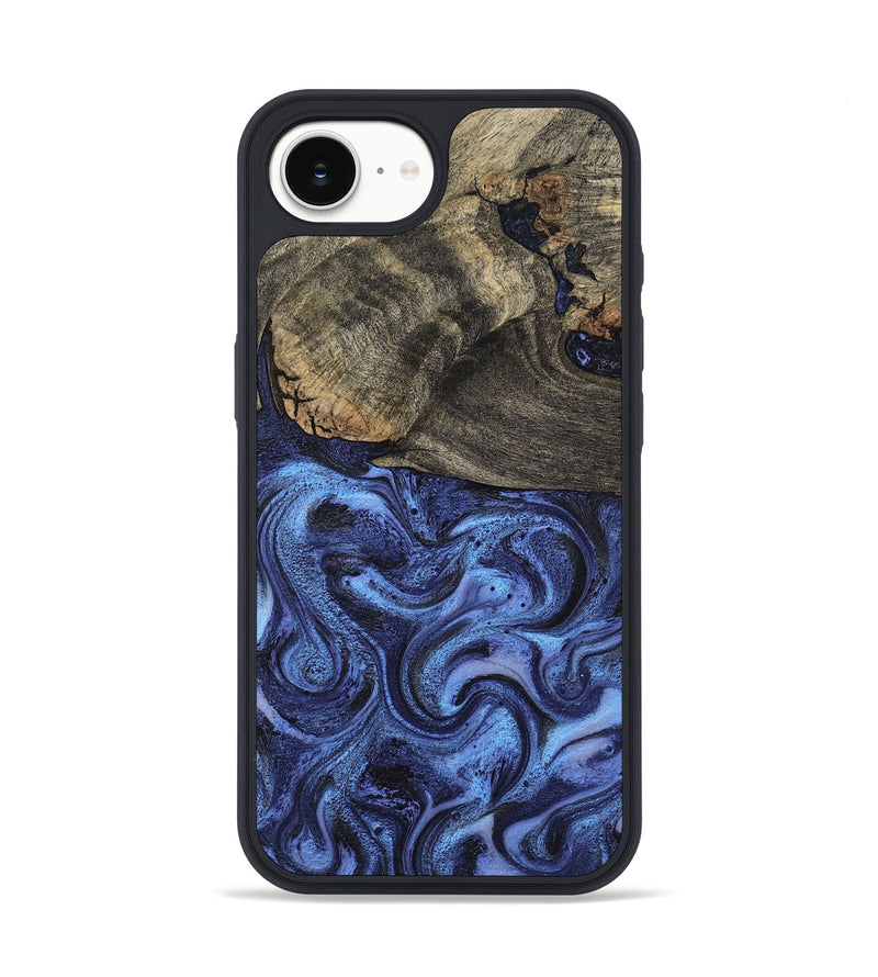 iPhone 16e Wood Phone Case - Everest (Blue, 799039)