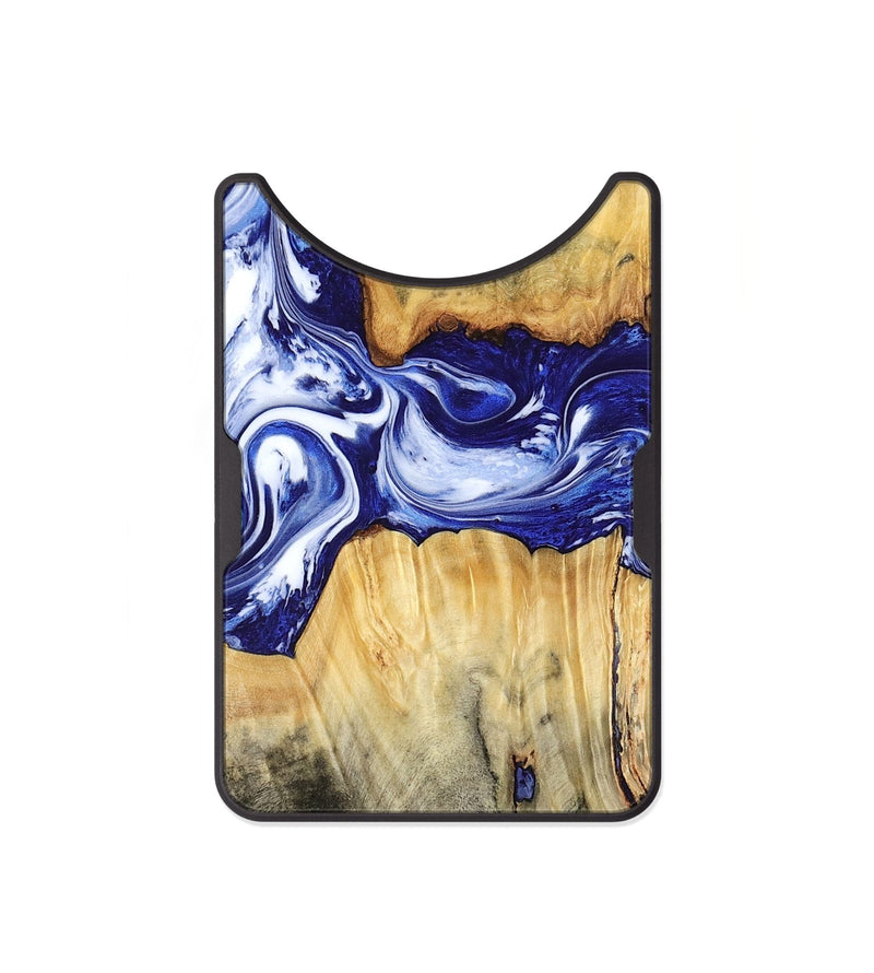 Alloy Wood Wallet - Leanne (Blue, 799040)