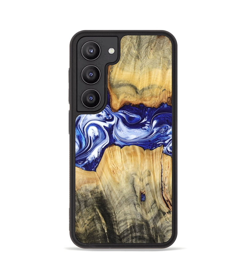 Galaxy S23 Wood Phone Case - Leanne (Blue, 799040)