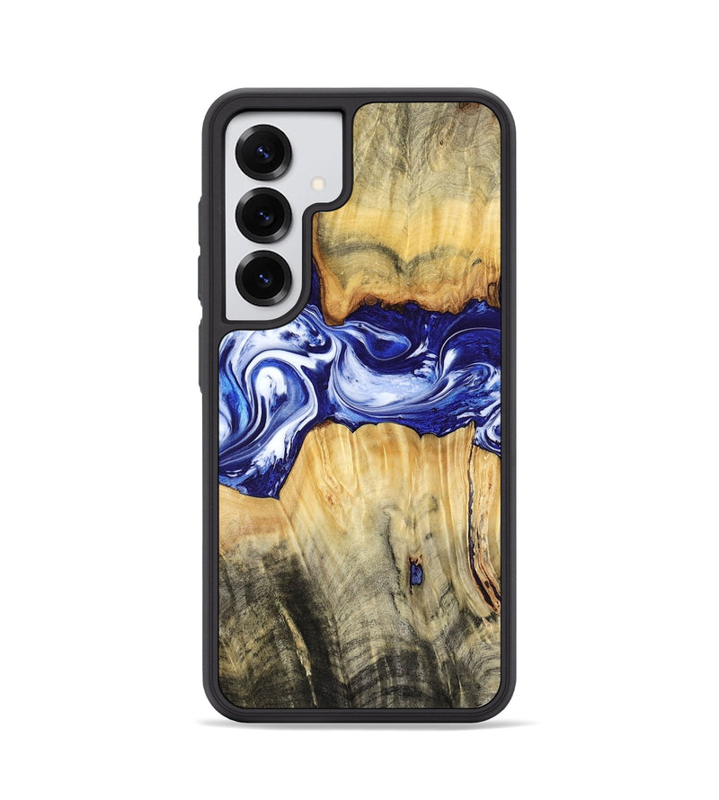 Galaxy S25 Wood Phone Case - Leanne (Blue, 799040)