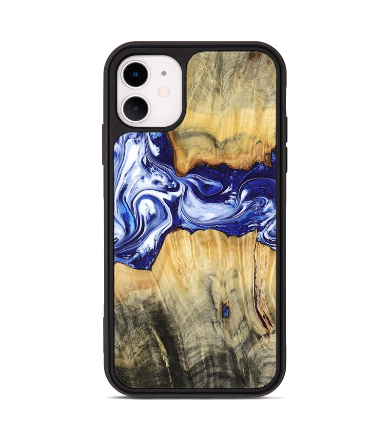 iPhone 11 Wood Phone Case - Leanne (Blue, 799040)