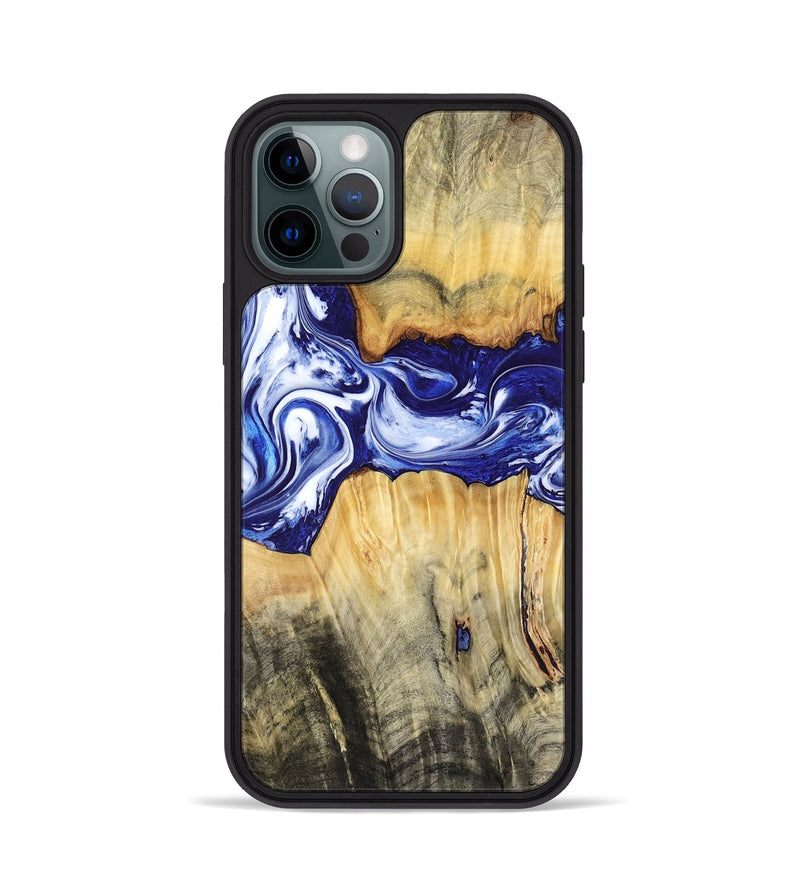 iPhone 12 Pro Wood Phone Case - Leanne (Blue, 799040)