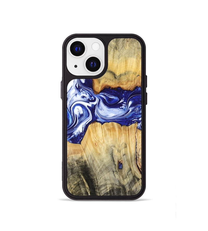 iPhone 13 mini Wood Phone Case - Leanne (Blue, 799040)