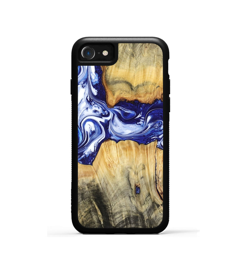 iPhone SE Wood Phone Case - Leanne (Blue, 799040)
