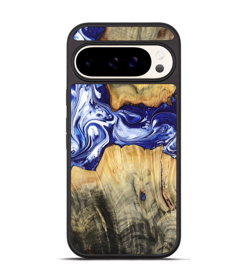 Pixel 9 Wood Phone Case - Leanne (Blue, 799040)
