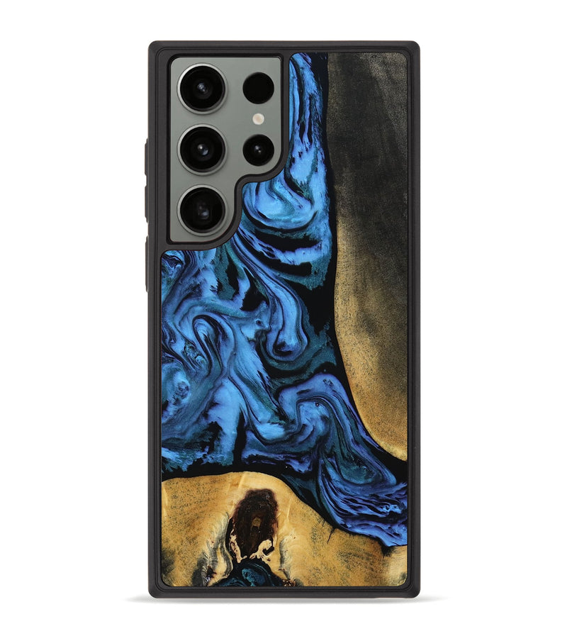 Galaxy S23 Ultra Wood Phone Case - Mandi (Blue, 799041)