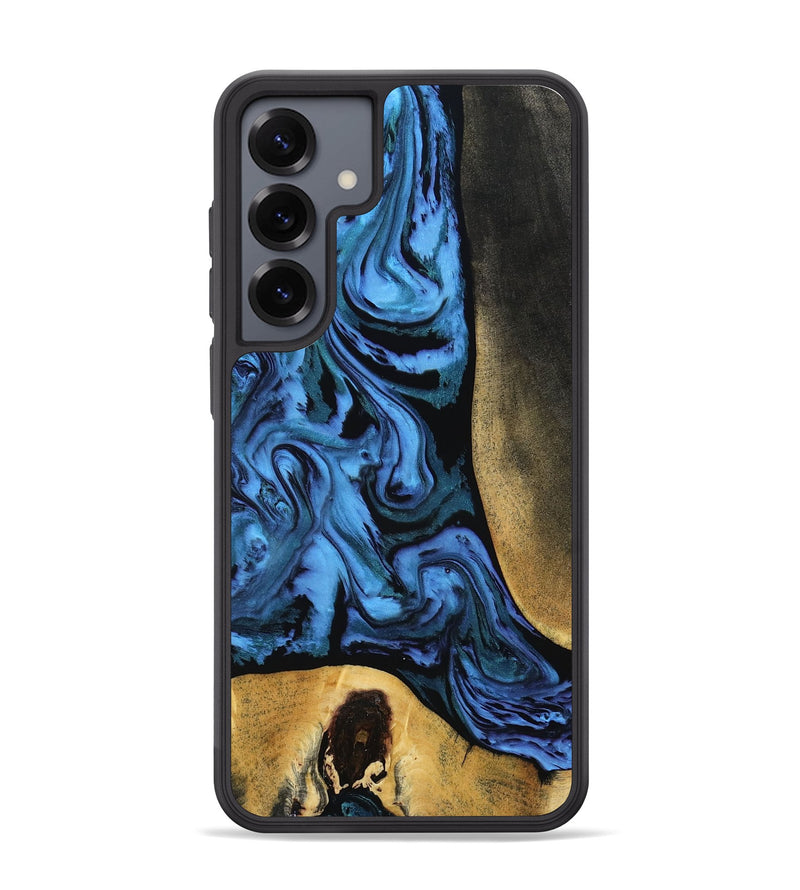 Galaxy S25 Plus Wood Phone Case - Mandi (Blue, 799041)