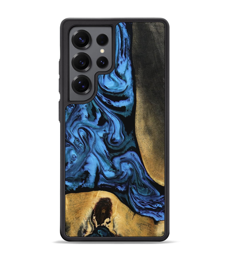 Galaxy S25 Ultra Wood Phone Case - Mandi (Blue, 799041)
