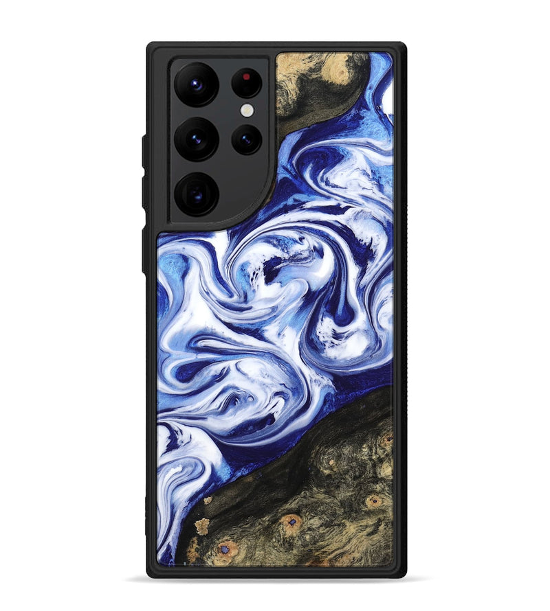 Galaxy S22 Ultra Wood Phone Case - Olaf (Blue, 799042)