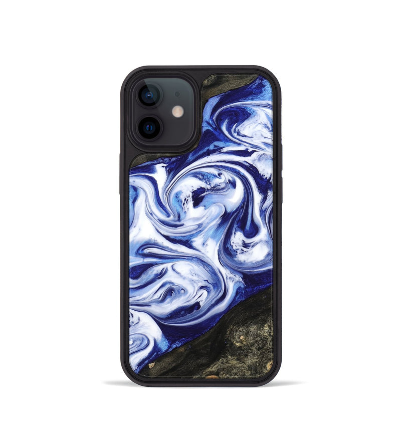 iPhone 12 mini Wood Phone Case - Olaf (Blue, 799042)