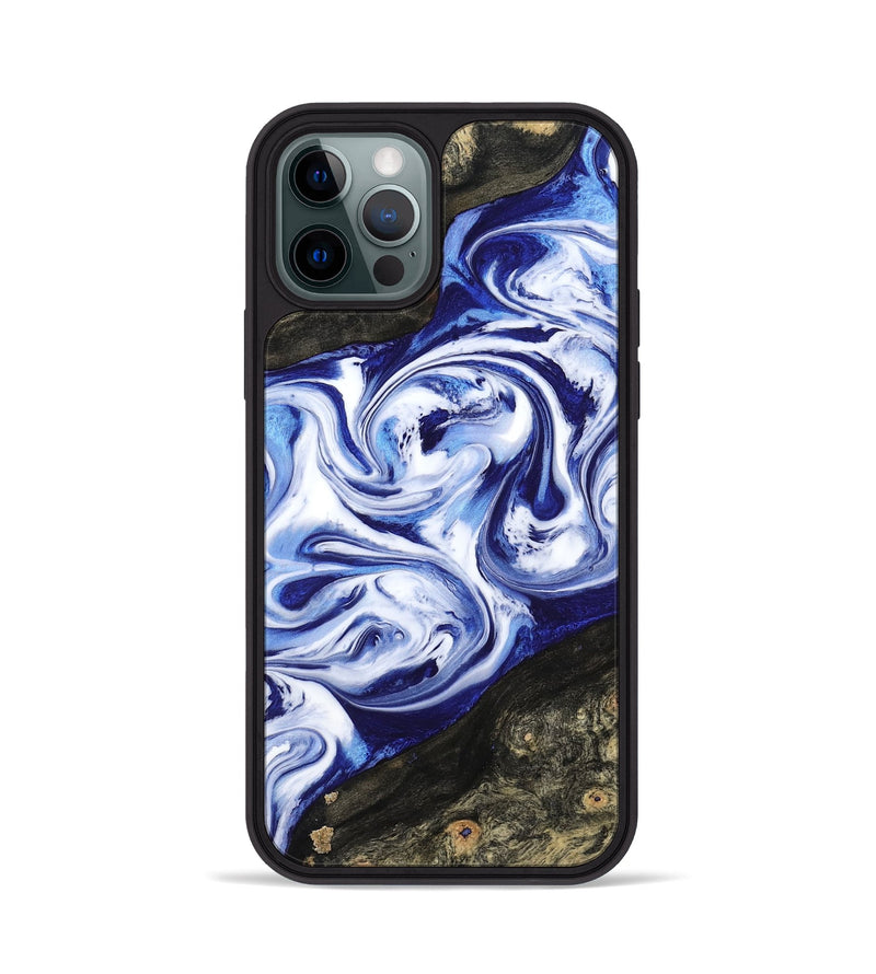 iPhone 12 Pro Wood Phone Case - Olaf (Blue, 799042)