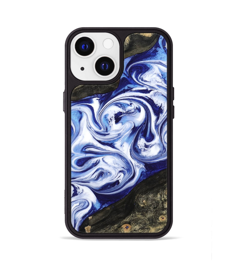 iPhone 13 Wood Phone Case - Olaf (Blue, 799042)