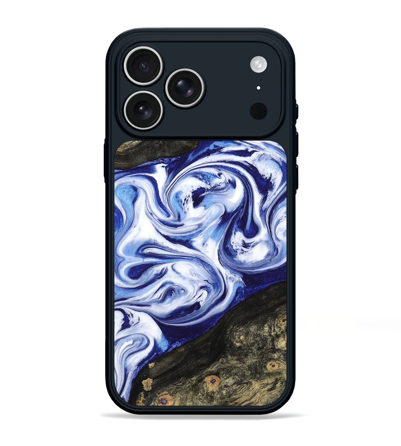 iPhone 17 Pro Max Wood Phone Case - Olaf (Blue, 799042)