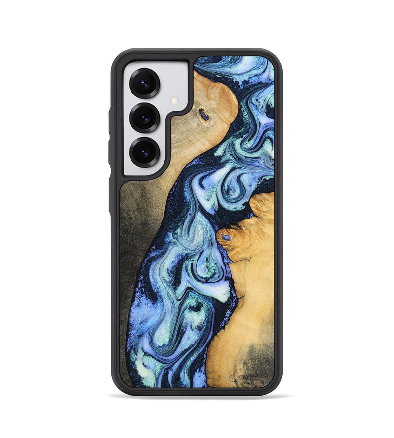 Galaxy S25 Wood Phone Case - Kiana (Blue, 799044)
