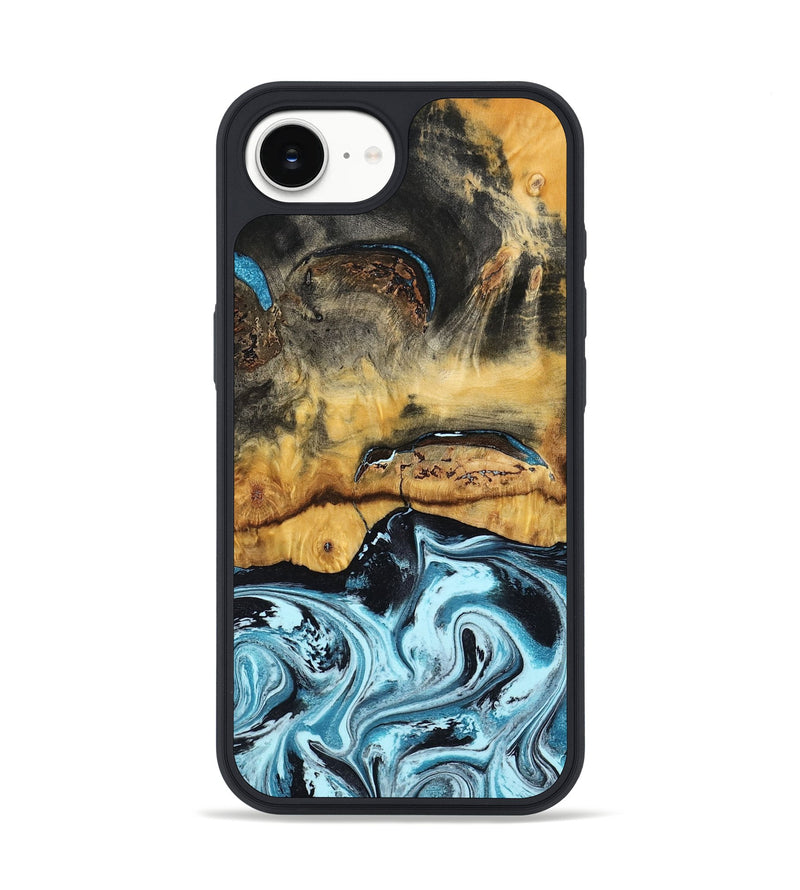 iPhone 16e Wood Phone Case - Jesse (Blue, 799047)