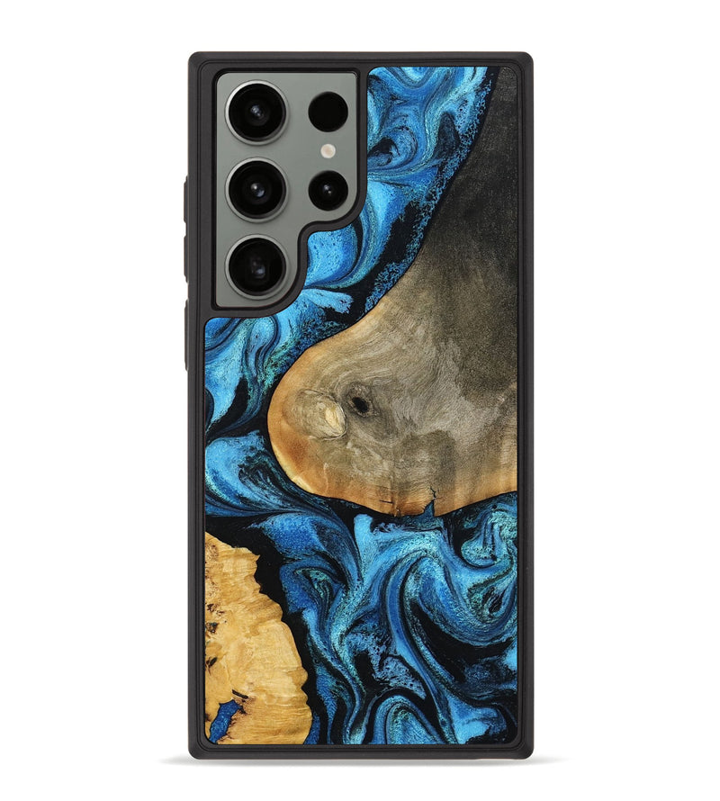 Galaxy S23 Ultra Wood Phone Case - Kelsea (Blue, 799049)