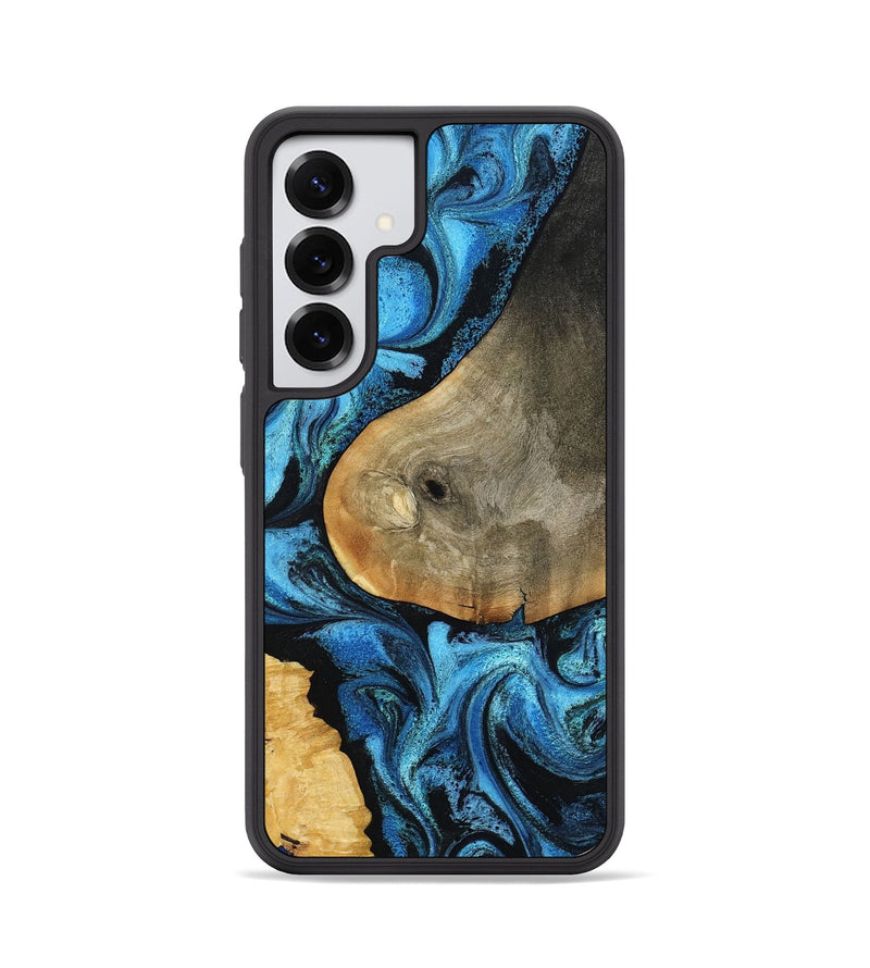 Galaxy S25 Wood Phone Case - Kelsea (Blue, 799049)