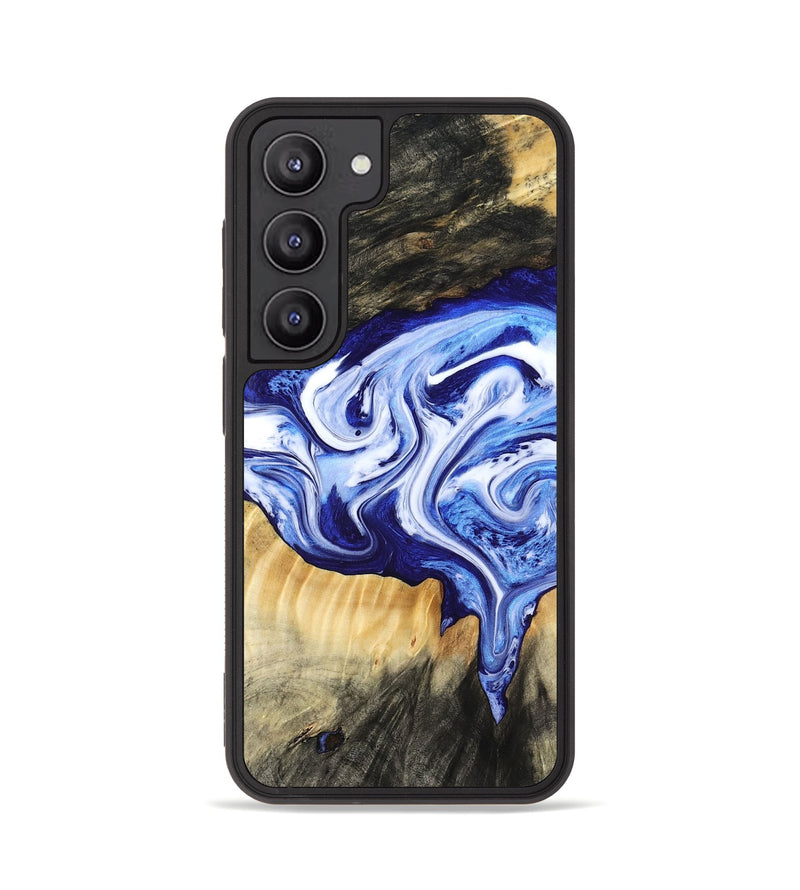 Galaxy S23 Wood Phone Case - Ola (Blue, 799051)