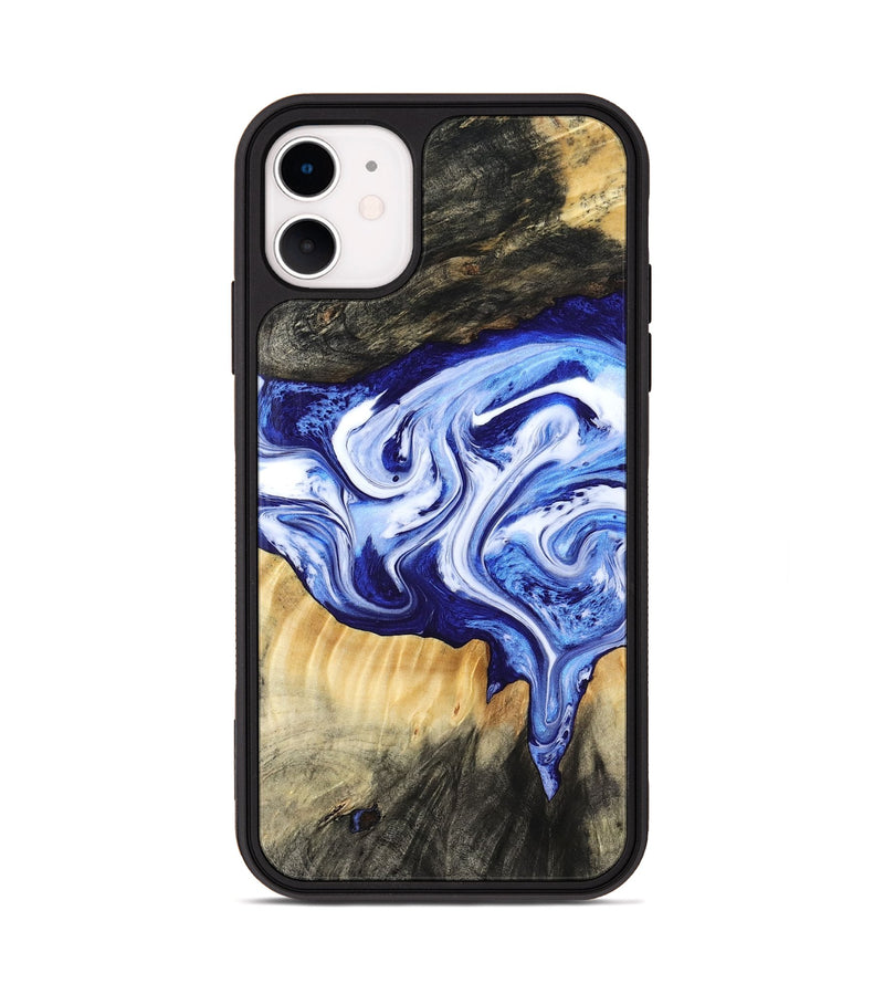 iPhone 11 Wood Phone Case - Ola (Blue, 799051)