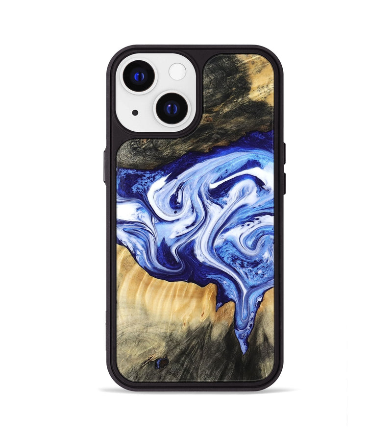 iPhone 13 Wood Phone Case - Ola (Blue, 799051)
