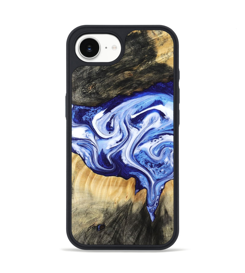 iPhone 16e Wood Phone Case - Ola (Blue, 799051)