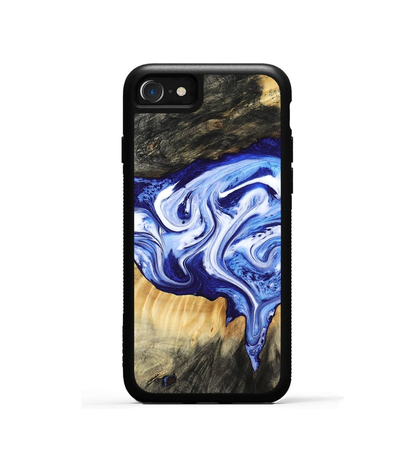iPhone SE Wood Phone Case - Ola (Blue, 799051)