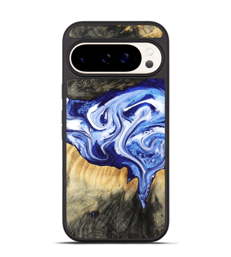 Pixel 9 Pro Wood Phone Case - Ola (Blue, 799051)