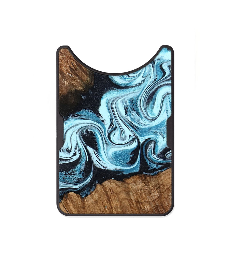 Alloy Wood Wallet - Leilany (Blue, 799056)