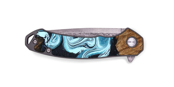 EDC Wood Pocket Knife - Leilany (Blue, 799056)